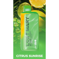 Lost Mary Turbo Thermal MT15000 Citrus Sunrise Flavor (15K Puffs) Lost Mary Turbo Thermal MT15000 Citrus Sunrise Flavor (15K Puffs)